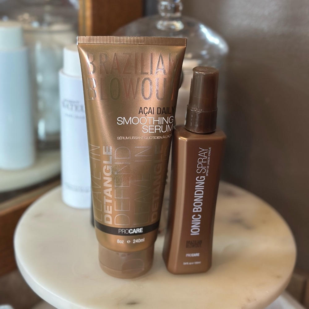 Brazilian Blowout Haircare Bundle | Smoothing Serum + Ionic Bonding Spray